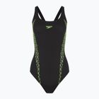 Купальник суцільний жіночий Speedo Panel Muscleback black/green