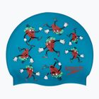 Шапочка для плавання дитяча Speedo Slogan Printed nordic teal /water melon / fake green