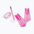Набір для снорклінгу дитячий Speedo Aqua Quest Set pink frost