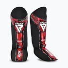 Захист гомілки та стопи RDX Instep New Aura F17 Shin black/red