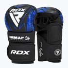 Рукавиці для греплінгу RDX IMMAF Approved Shooted Grappling blue