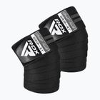 RDX KR11 Gym Knee Wrap чорні/сірі наколінники