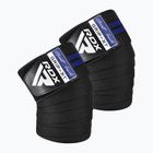 RDX KR11 Gym Knee Wrap чорний/синій захисні наколінники