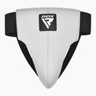 Захист паху чоловічий RDX R1 Martial Arts groin guard white/black