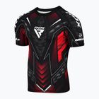 Футболка для тренувань чоловіча RDX IMMAF Approved Half Sleeves Compression red