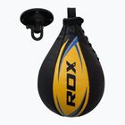 Груша боксерська RDX Speed Ball Leather Multi чорно-жовта 2SBL-S2YU