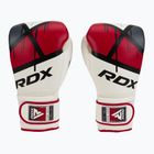 Рукавиці боксерські RDX біло-червоні BGR-F7R