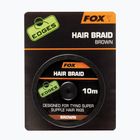 Плетена волосінь коропова Fox International Edges Hair Braid коричнева CAC565