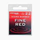 Гачки поплавкові Drennan Fine Red червоні HSFR022