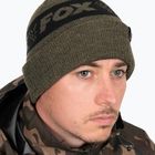 Шапка зимова Fox International Collection Beanie green/black