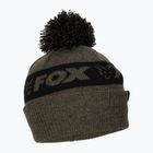 Шапка зимова Fox International Collection Bobble green/black
