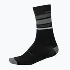 Шкарпетки велосипедні Endura BaaBaa Merino Stripe matt black