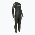 Гідрокостюм для тріатлону жіночий Zone3 Thermal Aspect Breaststroke 2,5 мм black/orange/yellow