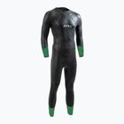 Гідрокостюм для тріатлону чоловічий ZONE3 Terraprene® Vision black/forest green