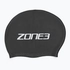 ZONE3 Шапочка для плавання з довгим волоссям чорна