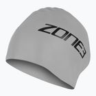 Шапочка для плавання ZONE3 для довгого волосся срібляста