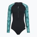 Купальник суцільний жіночий ZONE3 Long Sleeve teal tie dye