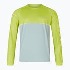 Лонгслів велосипедний чоловічий Endura Core Printed lime green