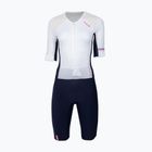 Комбінезон для тріатлону жіночий HUUB Anemoi 3 SUB22 white/navy/pink
