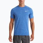 Футболка тренувальна чоловіча Nike Heather синя NESSA589-494