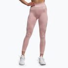 Легінси тренувальні жіночі Gymshark Flawless Shine Seamless pink/white