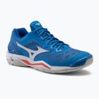 Взуття гандбольне Mizuno Wave Stealth V блакитні X1GA180024