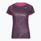 Футболка для бігу жіноча Mizuno Aero Tee gape wine