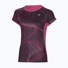 Футболка для бігу жіноча Mizuno Aero Tee gape wine