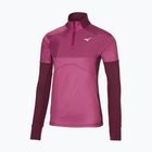 Лонгслів для бігу жіночий Mizuno Hybrid LS Tee magenta haze