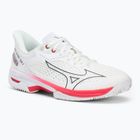 Кросівки тенісні жіночі Mizuno Wave Exceed Tour 5 CC undyed white/quiet shade/opera red