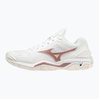 Жіночі гандбольні кросівки Mizuno Wave Stealth V білі/рожеві/білосніжні