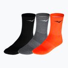 Шкарпетки для бігу Mizuno Training 3 пари Black/Melange/Soleil 32GX2505Z96