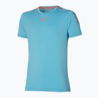 Футболка тенісна чоловіча Mizuno Shadow Tee блакитна 62GAA00222