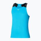 Чоловіча бігова майка Mizuno DryAeroFlow Tank гавайський океан/чорний