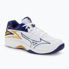 Чоловічі волейбольні кросівки Mizuno Thunder Blade Z білі/синя стрічка/золото