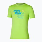 Чоловіча футболка для бігу Mizuno Core Run Tee lime