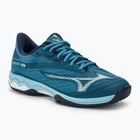 Кросівки тенісні чоловічі Mizuno Wave Exceed Light 2 AC moroccan blue/white/bluejay