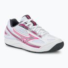 Кросівки тенісні жіночі Mizuno Break Shot 4 AC white / pink tetra / turbulence