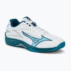 Чоловічі волейбольні кросівки Mizuno Thunder Blade Z білі / темно-сині / сріблясті