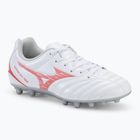 Кросівки футбольні дитячі Mizuno Monarcida Neo III Select AG white/radiant red