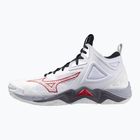 Волейбольні кросівки Mizuno Wave Momentum 3 Mid білі/сальса/чорні