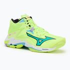 Кросівки для волейболу Mizuno Wave Lightning Z8 Mid neo lime/black/splish splash