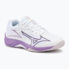 Кросівки волейбольні жіночі Mizuno Thunder Blade з white/patrician purple/quince