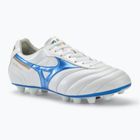 Кросівки футбольні чоловічі Mizuno Morelia II Elite Md white/laser blue/gold