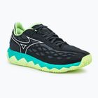 Кросівки для тенісу чоловічі Mizuno Wave Enforce Tour CC black/white/mizuno neo lime