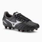 Кросівки футбольні чоловічі Mizuno Morelia Neo IV Pro FG black/galaxy silver