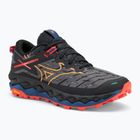 Чоловічі бігові кросівки Mizuno Wave Mujin 10 чорний/абрикос/пряний помаранчевий