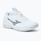 Кросівки для гандболу жіночі Mizuno Wave Stealth 6 white/aleutian/cloud pink