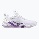 Кросівки гандбольні Mizuno Wav Stealth Neo 2 white / navy peony / peach parfait