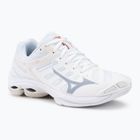 Кросівки волейбольні жіночі Mizuno Wave Voltage 2 white/aleutian/cloud pink